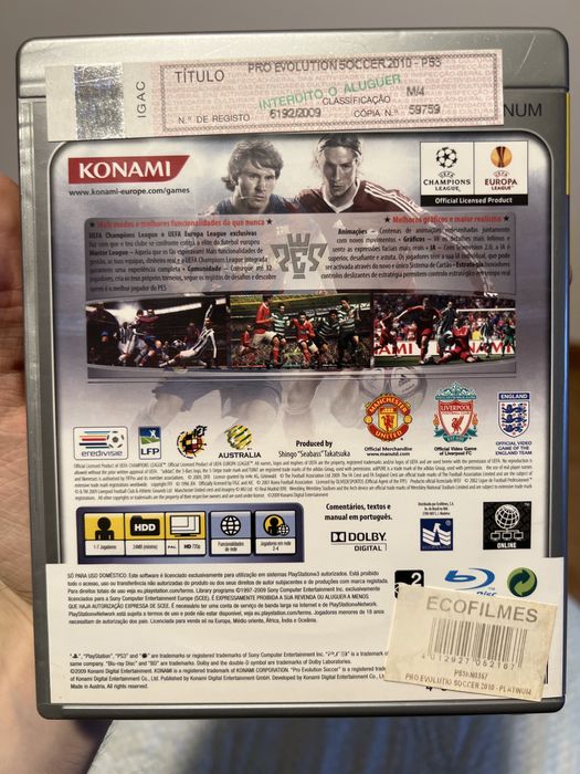 Ps3 Pro Evolution Soccer 2010