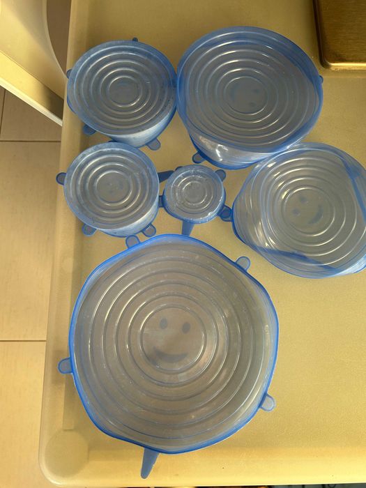 Tampas de silicone para caixas