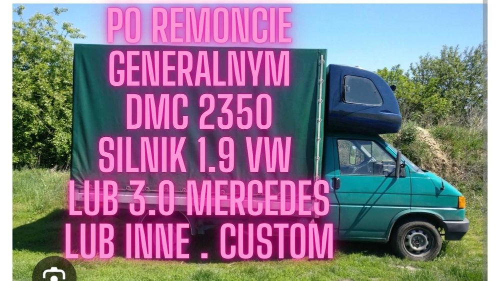 Custom vw t4 piaggio porter np6 bez tacho dmc 2460 kg miedzynarodówka