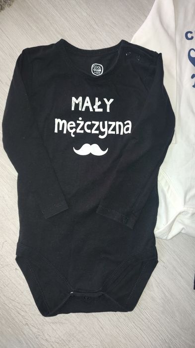 3 Body Smyk długi rękaw 92/98 śmieszne napisy