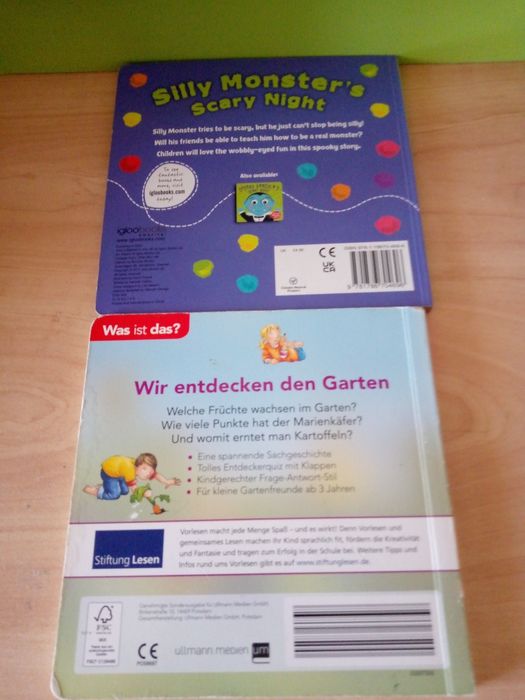 Книги дитячі на англійській мові 2 штуки.