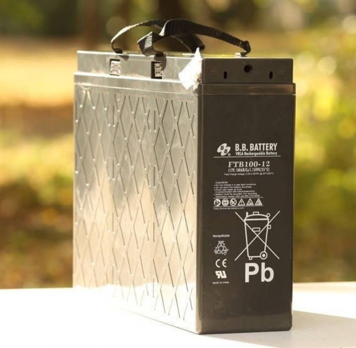 Тяговые аккумуляторы B.B Battery 100Ah 12V USA для котла, ибп