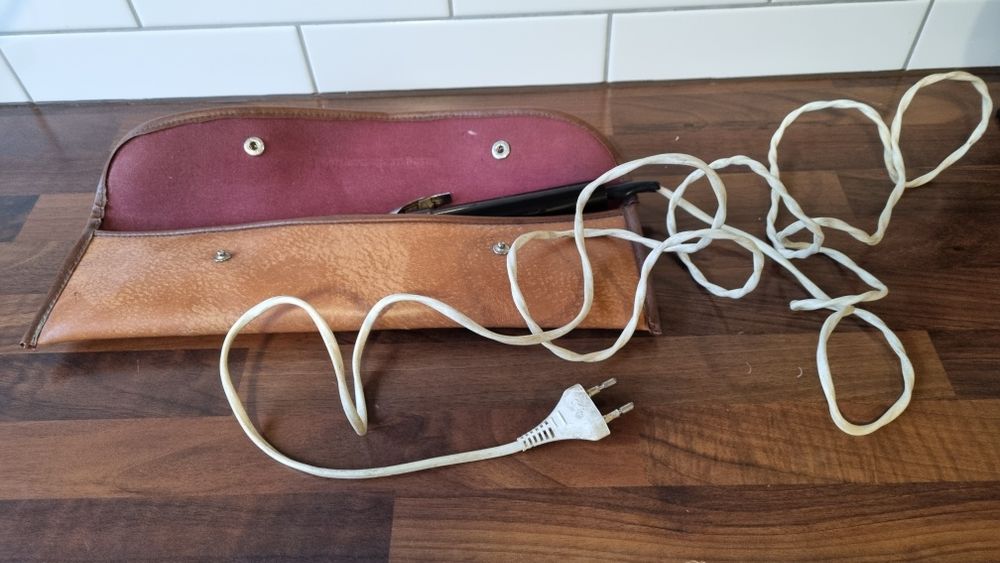 Stara Lokówka elektryczna + pokrowiec z PRL sprawna Vintage