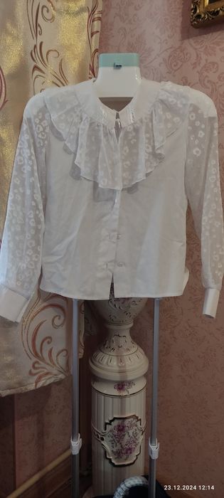 Блузка школьная 140 рост