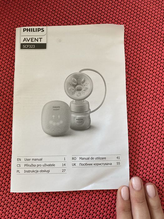Електричний молоковідсмоктувач Philips AVENT модель SCF323/11