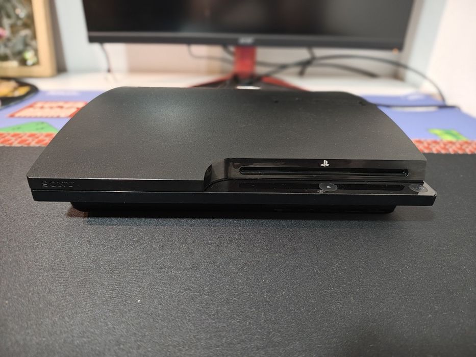 Kpl. Zestaw PS3 PlayStation 3 Slim 320GB CECH-3004B HEN, sprawna, BDB