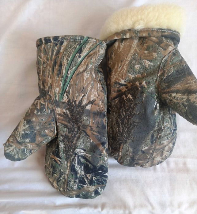 Рукавицы теплые на меху