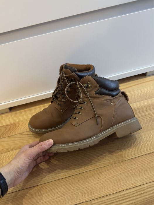 Чоловічі черевики на шнурівці, чоботи, мужские ботинки на шнурках