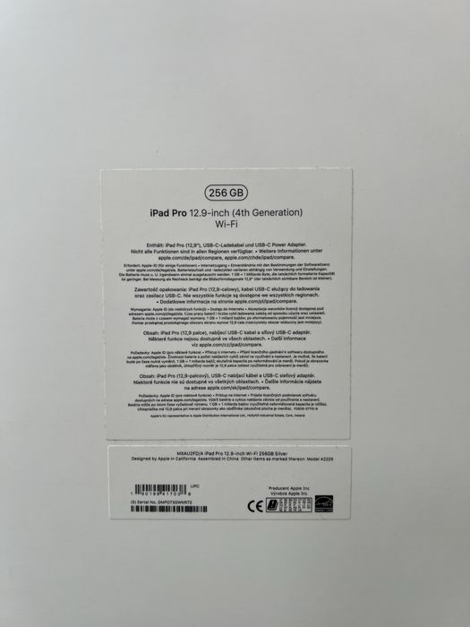 iPad Pro 12.9 2020 256GB