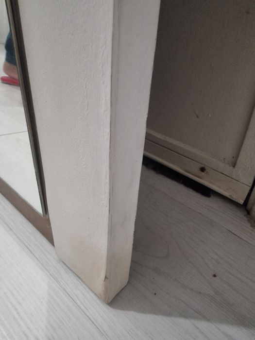 Espelho Branco Antigo