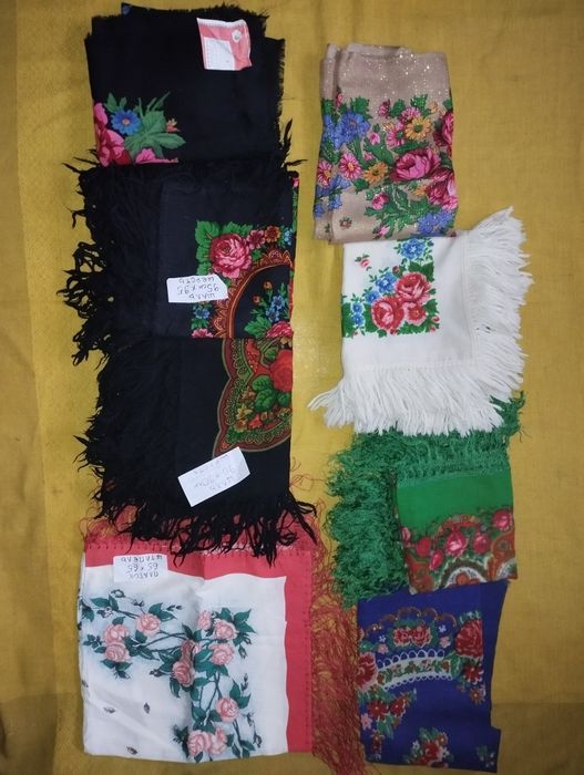 Платки шерстяные, времён СССР.