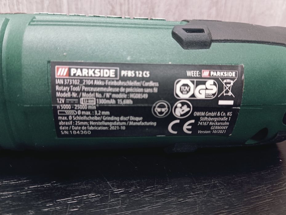 Акумуляторний гравер Parkside PFBS C 5