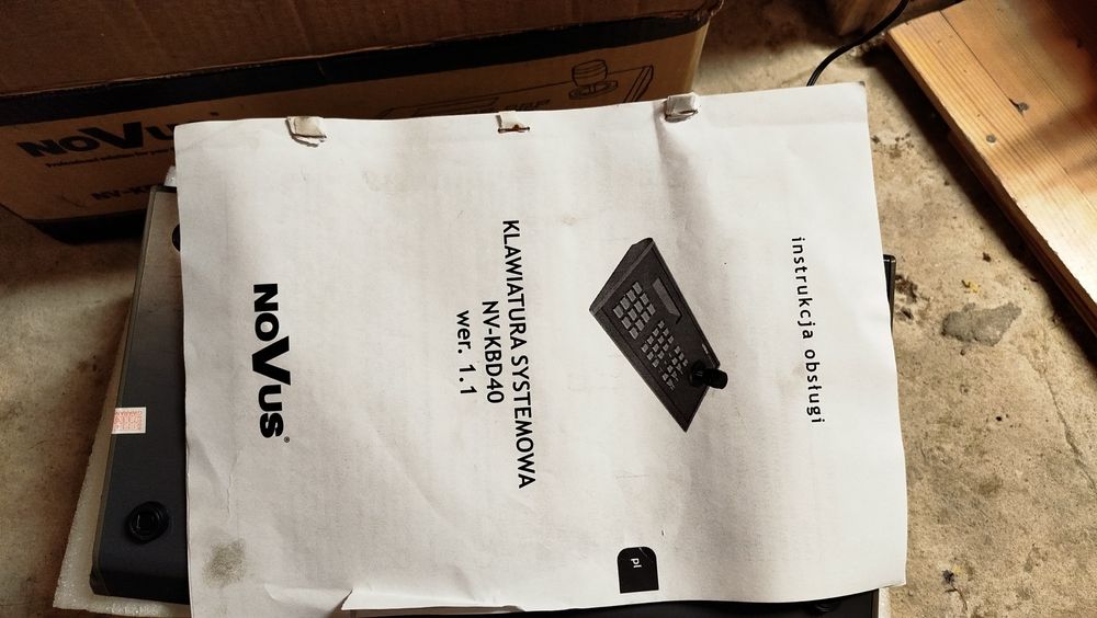 Klawiatura sterująca PTZ NOVUS NV-KBD40 – sprawna, do resetu