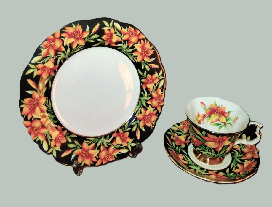 Conjunto Royal Albert - Coleção Flores Provinciais - Lírios do campo