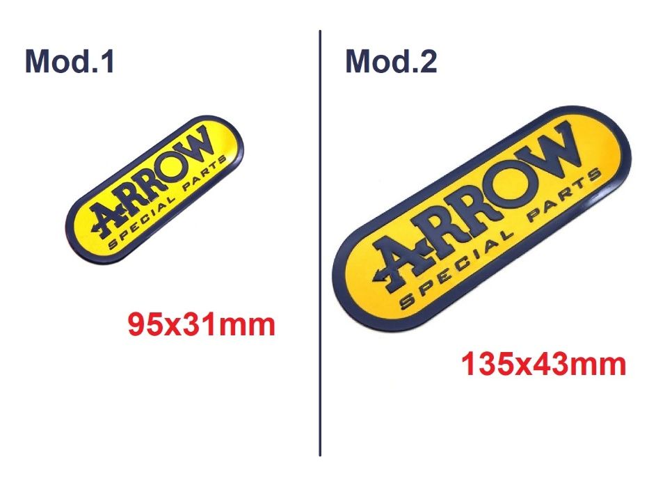 Autocolantes metálicos para ponteiras de escape