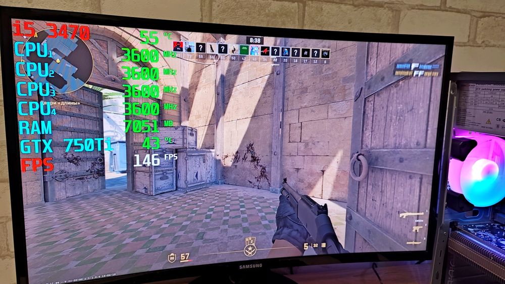 Игровой ПК i5 GTX 750 Ti CS 2 GTA5 WOT fortnite dota 2