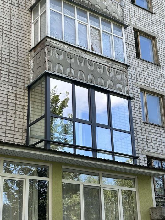 Балкон під ключ, французький балкон, установка балконів Рівне