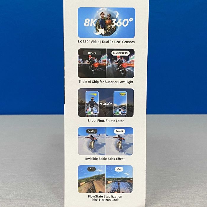 Insta360 X5 (8K - 360º) - SELADA - 3 ANOS DE GARANTIA