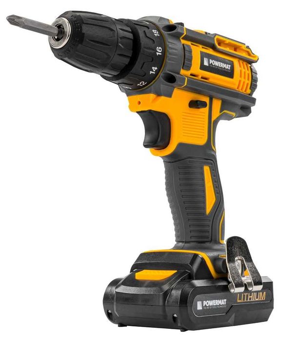 Wkrętarka wiertarka akumulatorowa 21V 2x2Ah LED PM-WA-21V-2AT NOWA