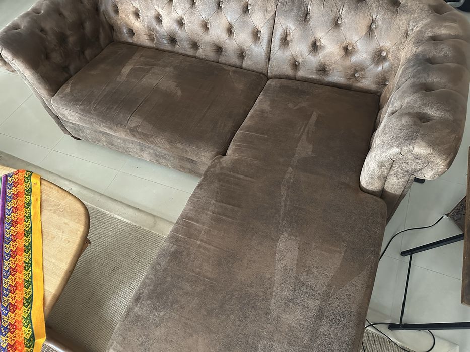 Sofá de Canto com Chaise Longue – Excelente Estado – 190€