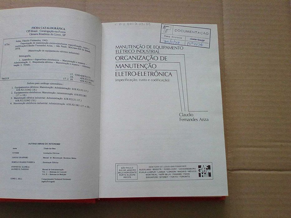 Organização de Manutenção Eletro – Eletrônica