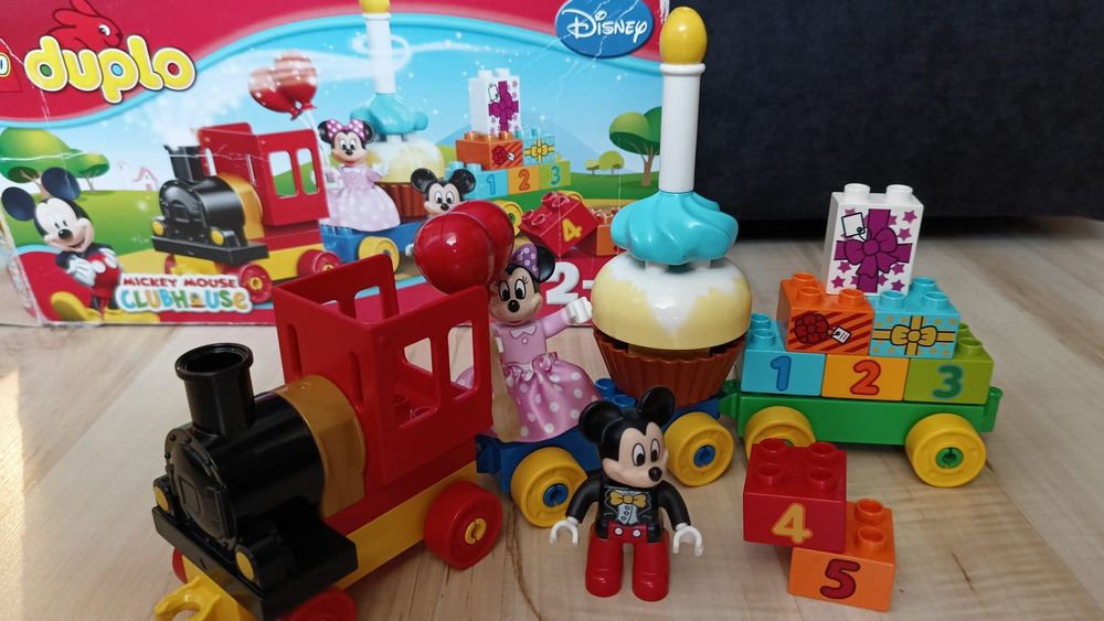 LEGO DUPLO 10597 urodzinowy pociąg kompletne z pudelkiem