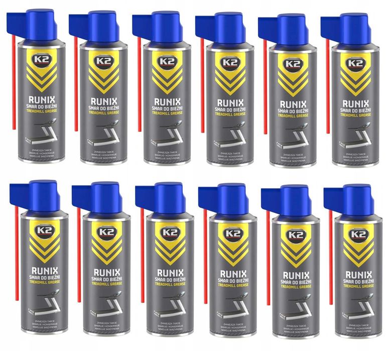 12 x K2 RUNIX smar do bieżni 400ml B420