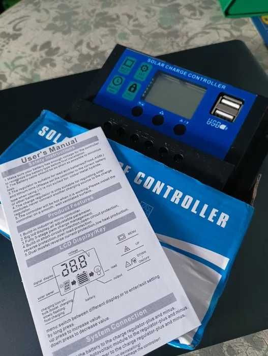 Controlador solar 12/24v 30A NOVO