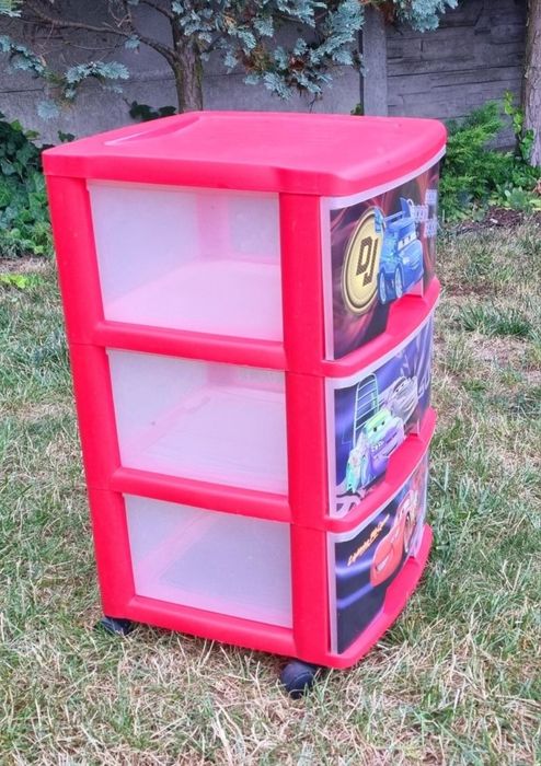 Regał pojemnik na zabawki Zygzak McQueen