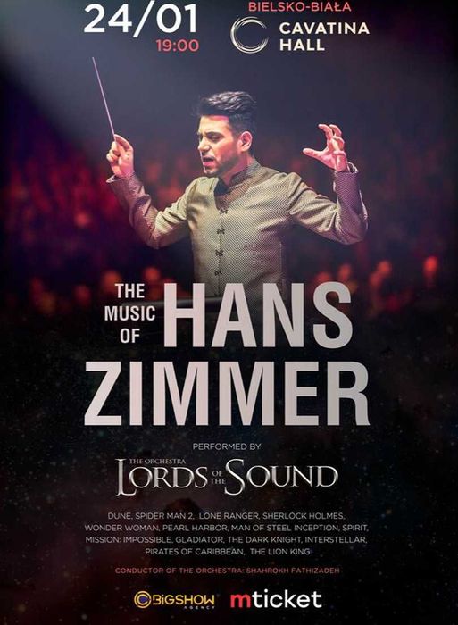 2 bilety LORDS OF THE SOUND Hans Zimmer Bielsko-Biała 24.01.26 g.19:00