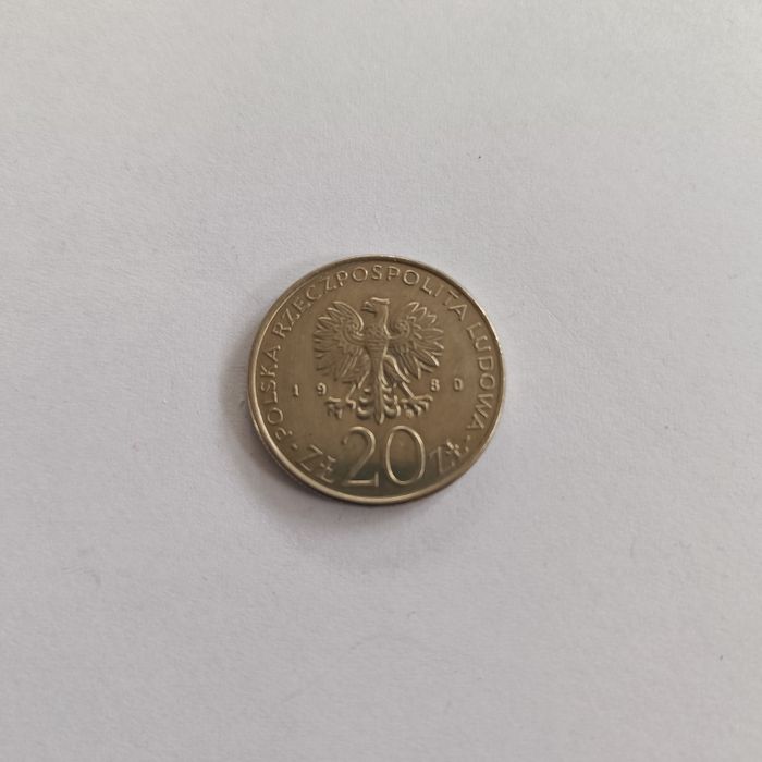 Moneta 50 lat Daru Pomorza 20 złotych PRL