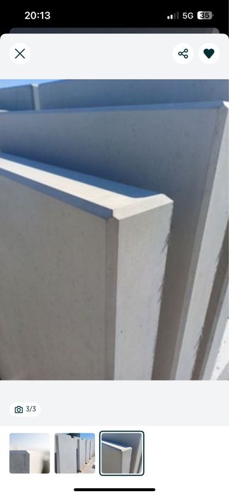 Elka betonowa/ element L / mur oporowy /ogrodzenie