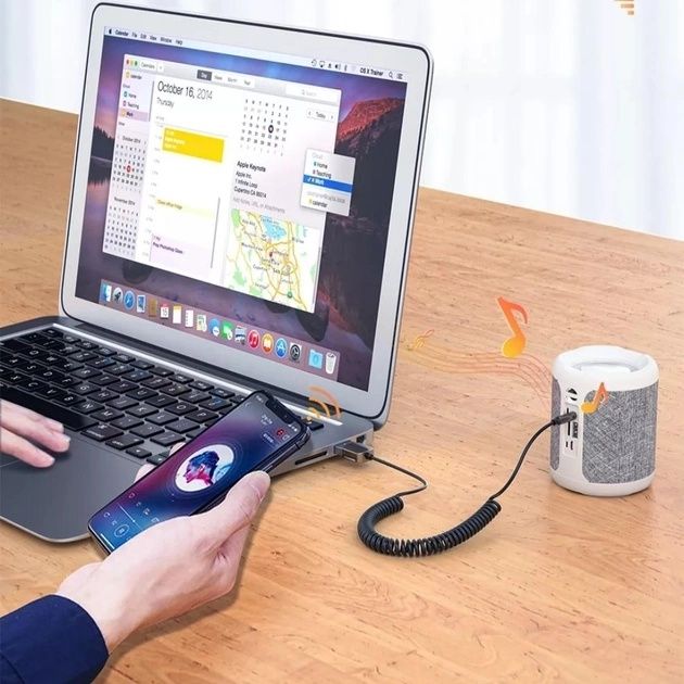 Автомобильный Bluetooth адаптер приемник Essager стерео 5.0 аукс aux