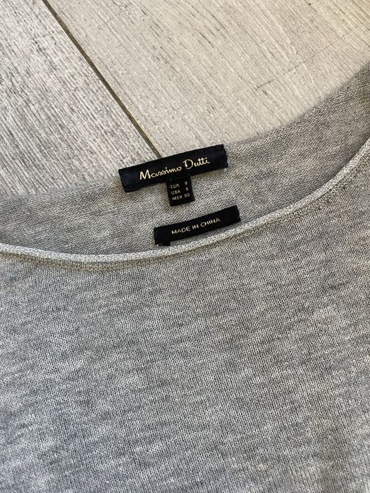 Massimo Dutti sweter orginalny 38% welna ,22% jedwab i 10% kasxmir roz 36-38 nowy