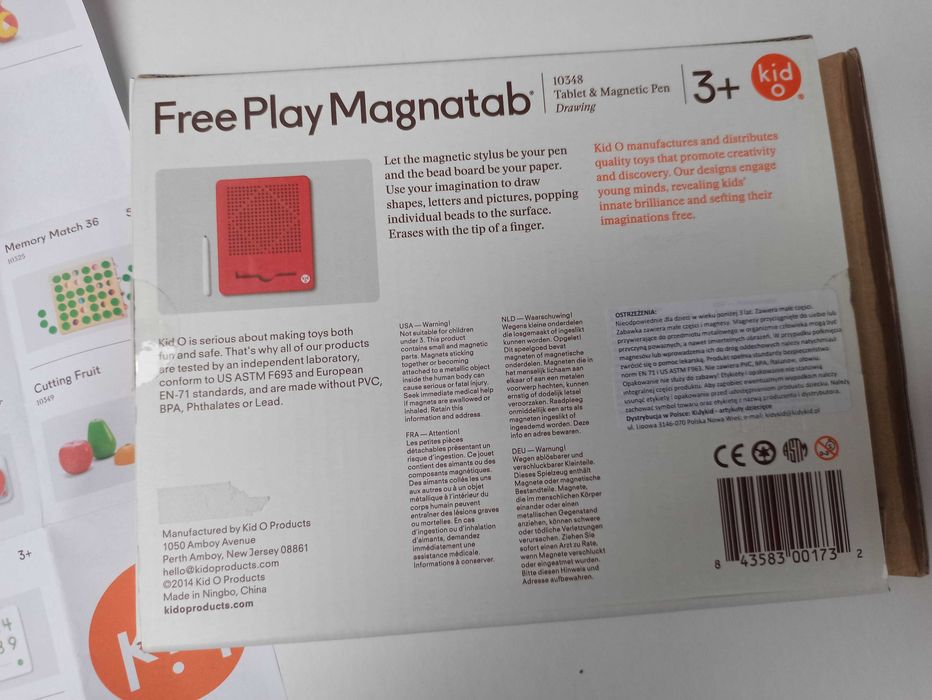 Tabliczka tablica magnetyczna kido kid o do nauki mnożenia