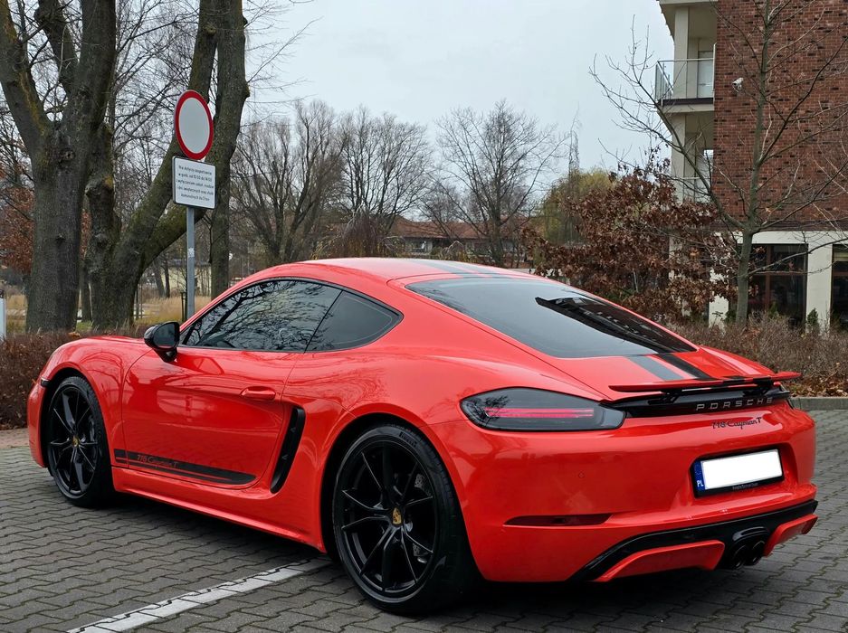 Porsche 718 Cayman 2.0T-300KM Wersja T Sport Chrono PDK Wydech Niski Przebieg Zamiana