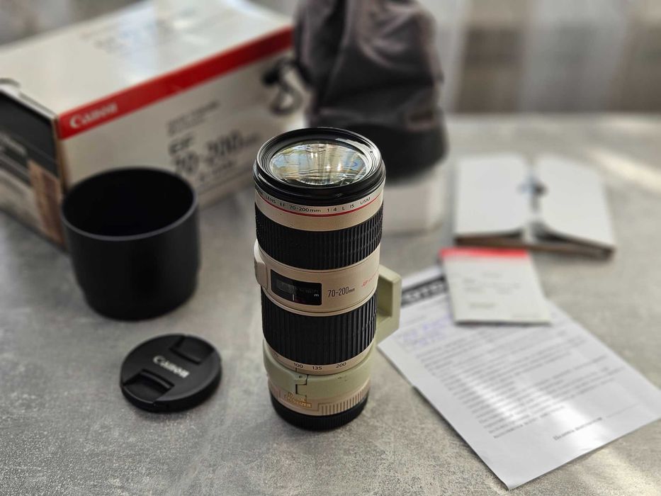 Обєктив Canon EF 70-200mm f4L IS USM в Ідеальному стані !!!