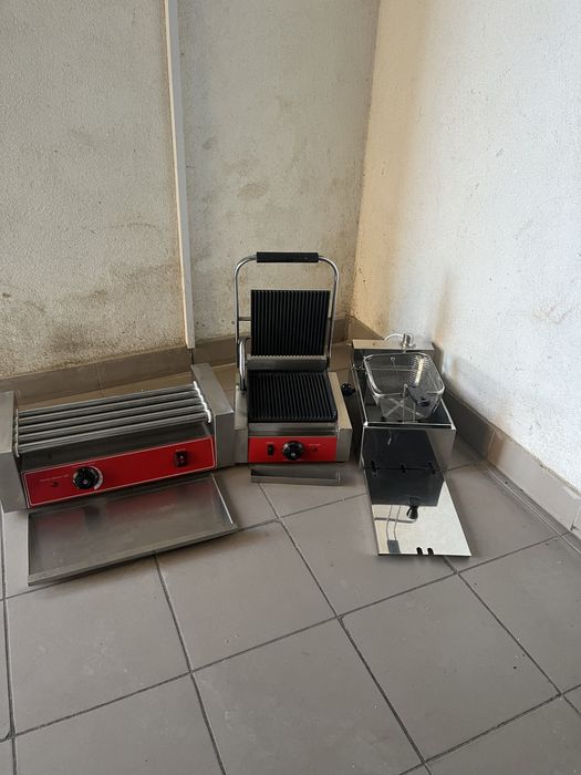 Гриль Роликовий Гриль Прижимний Фритюрниця-Чебуречниця