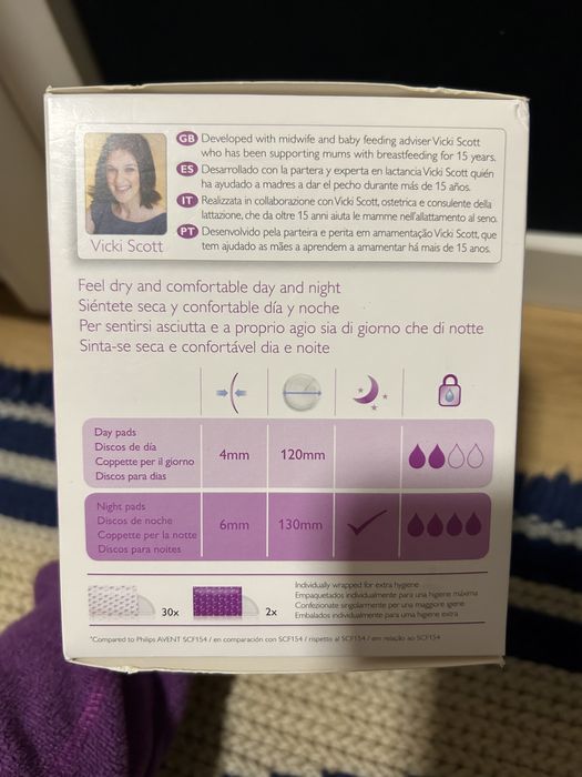 Discos de amamentação Avent