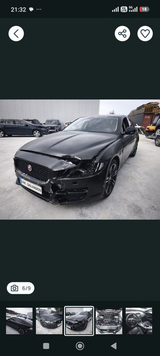 Jaguar XE 2.0 para peças