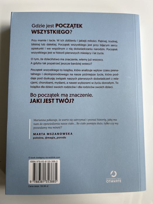 Początek wszystkiego - Marianna Goerszewska