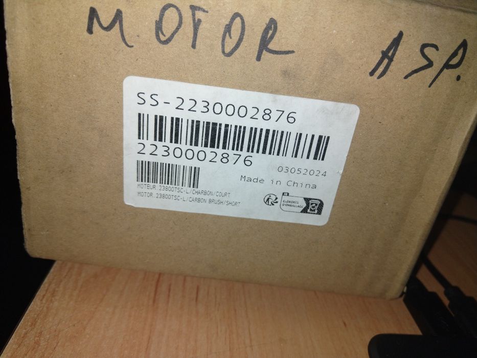 Motor aspirador, novo, vários...