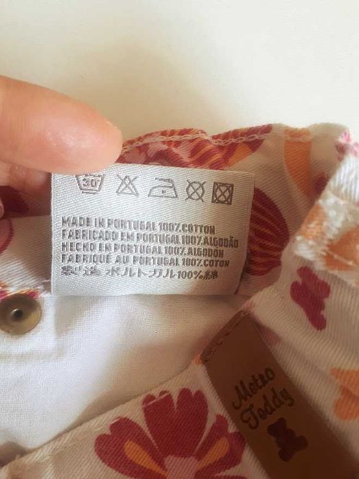 Metro Teddy // Calções estampados menina 10 anos ótimo estado