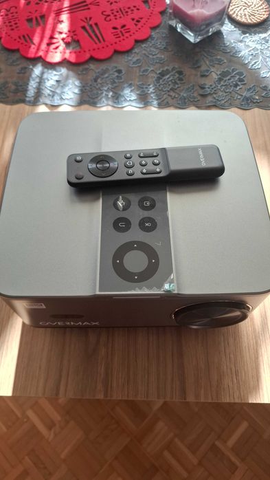 Projektor Overmax Multipic 5.1 Pro + Ekran AVTEK 195cm | Jak NOWY