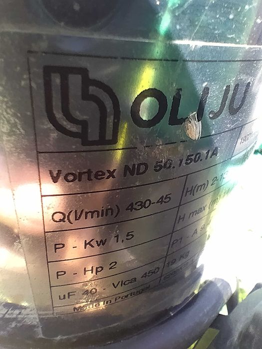 Bomba de águas sujas Oliju