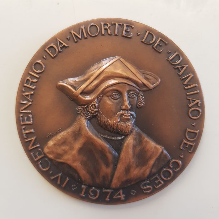 4 Medalhas bronze e cobre varias antigas