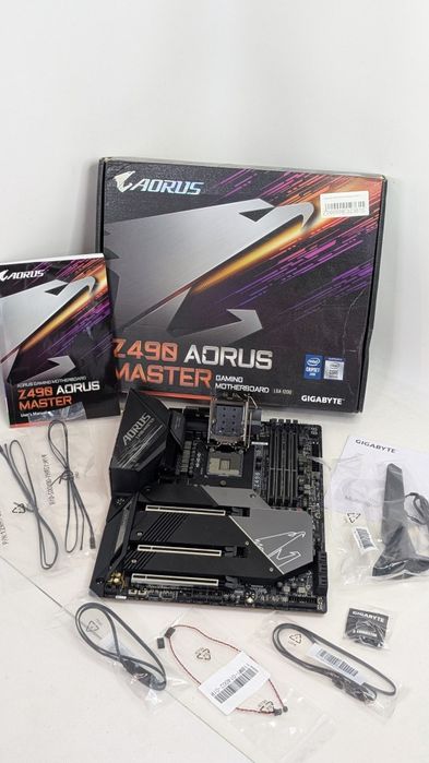 Топ Материнская плата Gigabyte Z490 Aorus Master Socket 1200\Гарантія!