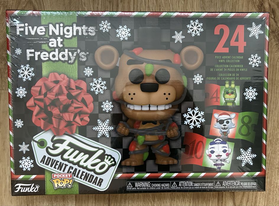 Адвент календар Funko FNAF 24 фігурки П’ять ночей Freddy Фредді вініл