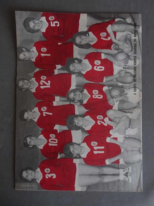 Revista O Benfica Ilustrado nº 93 ano 1965