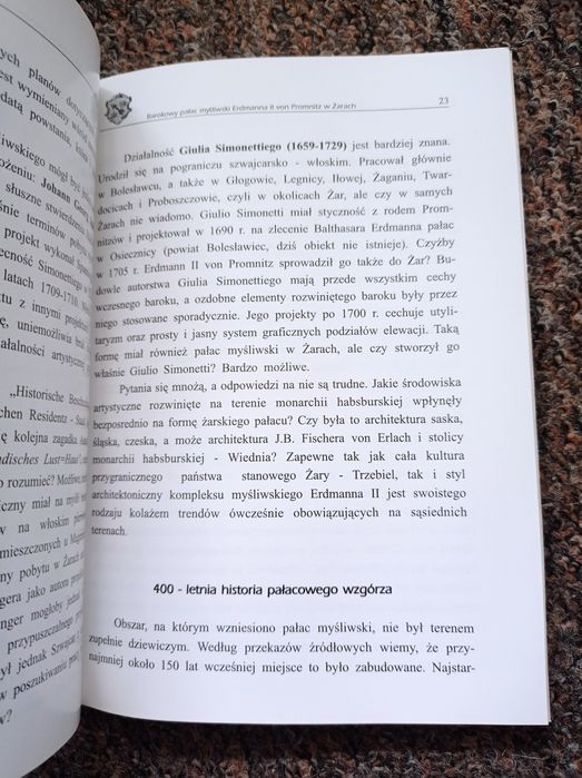 Barokowy pałac myśliwski erdmanna II
